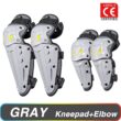 Motorcycle Knee and Elbow Protective Gear Set – Ventilated Pads for Motocross & Outdoor Riding