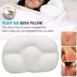 Memory Foam Orthopedic Neck Pillow for Pain Relief & Deep Sleep, Breathable 3D Support Pillow
