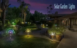 Solar-Powered Waterproof Firework Garden Lights With Remote Control & 8 Lighting Modes