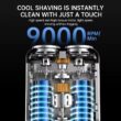 Mini Electric Shaver with Digital Display – Rechargeable Dual Blade Beard Trimmer for Home & Travel