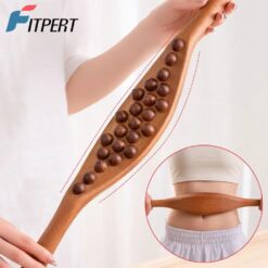 Wood Therapy Massage Roller Set – Wooden Maderoterapia Tool for Body Sculpting & Lymphatic Drainage Massage