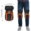 Heavy Duty EVA Foam Knee Pads with Gel Cushion – Adjustable Knee Protection for Work & Gardening