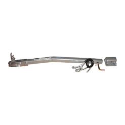 Dosko Heavy Duty Steel Tow Bar with 2-Inch Coupler and Safety Cables - 39 x 7 Inches