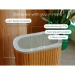 Windmill Smart 3-in-1 True HEPA Air Purifier, Natural Wood