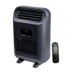Comfort Zone 18" Wall Mount or Freestanding Space Heater, 1500W/750W