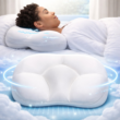 Memory Foam Orthopedic Neck Pillow for Pain Relief & Deep Sleep, Breathable 3D Support Pillow