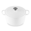 Le Creuset Enameled Cast Iron Signature Deep Round Oven, 6.5 qt., White