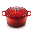Le Creuset Enameled Cast Iron Signature Deep Round Oven, 6.5 qt., Cerise