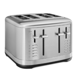 KitchenAid 4 Slice Toaster, KMT4109SX, Brushed Stainless Steel