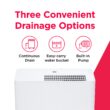Frigidaire 50 -Pint Large Room Dehumidifier For Basements , Crawlspaces with Built-In Pump , ENERGY STAR Certified White