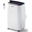 AIRO COMFORT 14000 BTU Portable Air Conditioner A/C with Dehumidifier and Remote DIY Window Kit