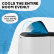 AIRO COMFORT 8000 BTU DOE 120-Volt Vented Large Room Portable Air Conditioner Remote Included