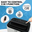 AIRO COMFORT 8000 BTU DOE 120-Volt Vented Large Room Portable Air Conditioner Remote Included