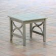 Cambridge Casual Chester Teak Wood Square Outdoor End Table 22-in W x 22-in L
