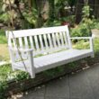 Cambridge Casual Thames 2 -person White Mahogany Wood Outdoor Swing