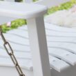Cambridge Casual Thames 2 -person White Mahogany Wood Outdoor Swing