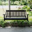 Cambridge Casual Thames 2 -person Black Mahogany Wood Outdoor Swing