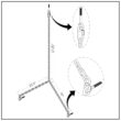 Cambridge Casual Bonn 2 -person White Mahogany Wood Outdoor Swing