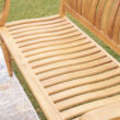 Cambridge Casual Savoy 49.25-in W x 36.75-in H Unfinished Wood Teak Garden Bench