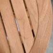 Cambridge Casual Heaton Teak Wood Round Outdoor End Table 18-in W x 18-in L