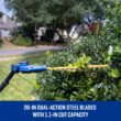Kobalt 80-volt 20-in Battery Hedge Trimmer 2 Ah Battery Included , Charger Included