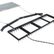 Yard Tuff Tri-Global 72 in. W x 18 in. L Heavy-Duty Steel Drag Harrow with 46 Bolts