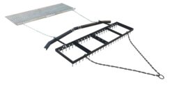 Yard Tuff Tri-Global 72 in. W x 18 in. L Heavy-Duty Steel Drag Harrow with 46 Bolts