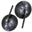 FIELD TUFF 43 Inch Disc Cultivator Garden Bedder and Hiller For 3 Point Tractor