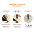 CAMO #10 x 3-in Wood to wood Deck Screws ( 2000 -Per Box )