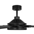 Harbor Breeze Megalodon 80-in Matte Black with Matte Black Blades Covered Outdoor Ceiling Fan Without Light and Wall Switch Included 7 -Blade