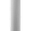Harbor Breeze Megalodon 80-in Brushed Nickel with Matte Silver Blades Covered Outdoor Ceiling Fan Without Light and Wall Switch Included 7 -Blade