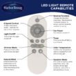 Harbor Breeze Henderson 72-in Galvanized with Rustic Weathered Oak Blades LED Covered Outdoor Ceiling Fan With Light and Remote Control Included 10 -Blade