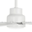 Harbor Breeze Cando 96-in Matte White with Matte White Blades Adjustable White LED Uncovered Outdoor Ceiling Fan With Light and Wall Control Included 5 -Blade