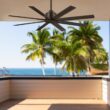 Minka Aire Xtreme H2O 52-in Oil Rubbed Bronze with Oil Rubbed Bronze Blades Uncovered Outdoor Ceiling Fan Without Light and Remote Control Included 8 -Blade