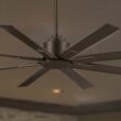 Minka Aire Xtreme H2O 52-in Oil Rubbed Bronze with Oil Rubbed Bronze Blades Uncovered Outdoor Ceiling Fan Without Light and Remote Control Included 8 -Blade