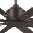 Minka Aire Xtreme H2O 52-in Oil Rubbed Bronze with Oil Rubbed Bronze Blades Uncovered Outdoor Ceiling Fan Without Light and Remote Control Included 8 -Blade