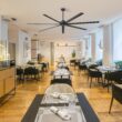 Breezary 8 ft HVLS Oversized Industrial 96-in Matte Black with Black Aluminum Blades Ceiling Fan Without Light and Remote Control Included 7 -Blade