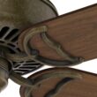 Casablanca Panama 54-in Aged Bronze with Walnut/Burnt Walnut Veneer Blades Ceiling Fan Light Kit Compatible and Wall Control Included 5 -Blade