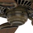 Casablanca Panama 54-in Aged Bronze with Walnut/Burnt Walnut Veneer Blades Ceiling Fan Light Kit Compatible and Wall Control Included 5 -Blade