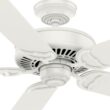 Casablanca Panama 54-in Fresh White with Fresh White/Rustic Oak Veneer Blades Ceiling Fan Light Kit Compatible and Wall Control Included 5 -Blade