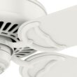 Casablanca Panama 54-in Fresh White with Fresh White/Rustic Oak Veneer Blades Ceiling Fan Light Kit Compatible and Wall Control Included 5 -Blade