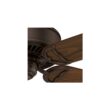 Casablanca Panama 54-in Brushed Cocoa with Distressed Walnut/Burnt Walnut Blades Ceiling Fan Light Kit Compatible and Remote Control Included 5 -Blade