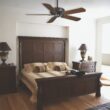Casablanca Panama 54-in Brushed Cocoa with Distressed Walnut/Burnt Walnut Blades Ceiling Fan Light Kit Compatible and Remote Control Included 5 -Blade