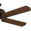 Casablanca Panama 54-in Brushed Cocoa with Distressed Walnut/Burnt Walnut Blades Ceiling Fan Light Kit Compatible and Remote Control Included 5 -Blade
