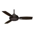 Casablanca Verse 44-in Maiden Bronze with Espresso/Maiden Bronze Plastic Blades LED Covered Outdoor Ceiling Fan With Light and Remote Control Included 3 -Blade