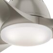 Casablanca Wisp 52-in Painted Pewter with Painted Pewter Blades LED Ceiling Fan With Light and Remote Control Included 3 -Blade