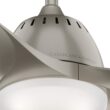 Casablanca Wisp 52-in Painted Pewter with Painted Pewter Blades LED Ceiling Fan With Light and Remote Control Included 3 -Blade