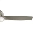 Casablanca Wisp 52-in Painted Pewter with Painted Pewter Blades LED Ceiling Fan With Light and Remote Control Included 3 -Blade