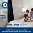 GE Large Room Window Air Conditioner , Remote Included ( 115-Volt , 12000-BTU )