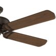 Casablanca Panama 54-in Brushed Cocoa with Walnut/Burnt Walnut Veneer Blades Ceiling Fan Light Kit Compatible and Wall Control Included 5 -Blade